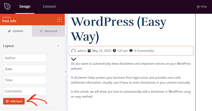 Creating new meta data items Creating new meta data items