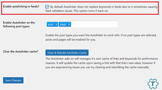 Activați autolinkarea în fluxuri