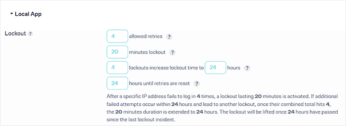 Limit login attempts on your intranet