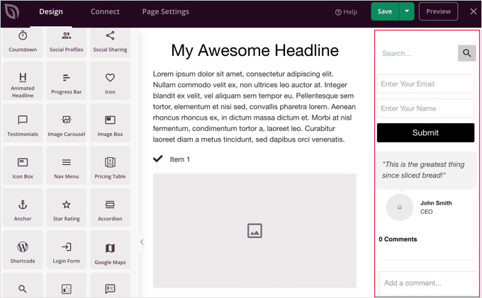 Drag the Blocks You Wish to Use Right onto the Sidebar Drag the Blocks You Wish to Use Right onto the Sidebar