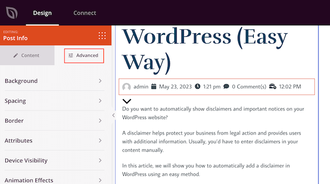 Adding styles to meta data using SeedProd Adding styles to meta data using SeedProd