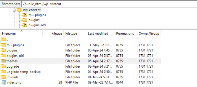 Download your current WordPress theme Go to the themes folder