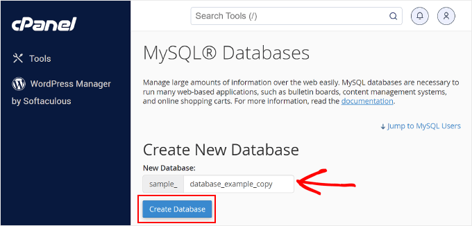Creating a new MySQL Database on cPanel Creating a new MySQL Database on cPanel
