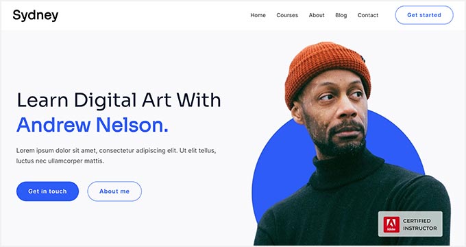 Tema de Educación Sydney Pro