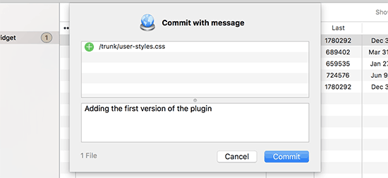 Adding a commit message Adding a commit message