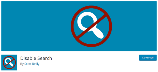 Disable search plugin Disable search plugin