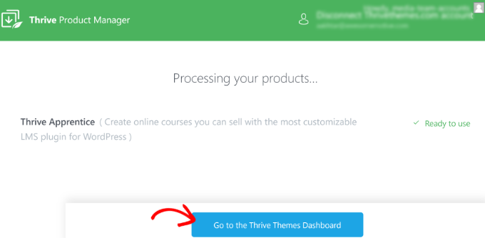 Go to thrive themes dashboard Go to thrive themes dashboard