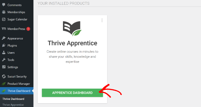 Head to thrive apprentice dashboard Head to thrive apprentice dashboard