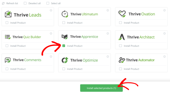 Install Thrive Apprentice plugin Install Thrive Apprentice plugin