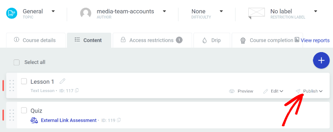 Publish your lesson Publish your lesson