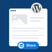 How to Add Official LinkedIn Share Button in WordPress