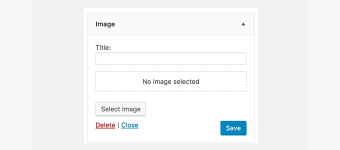 Media widgets in WordPress 4.8 Media widgets in WordPress 4.8