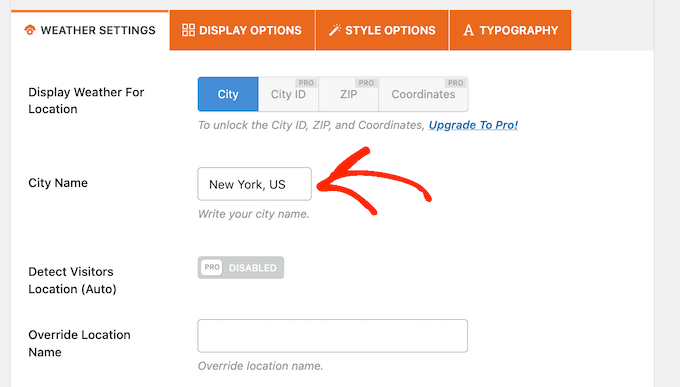 Configuring a weather forecast using a free WordPress plugin Configuring a weather forecast using a free WordPress plugin
