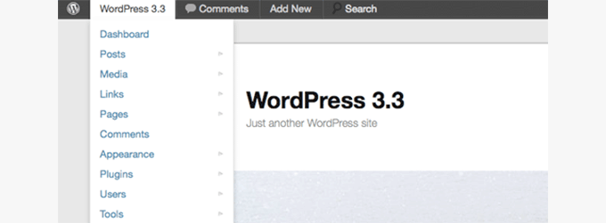 WordPress 3.3 WordPress 3.3