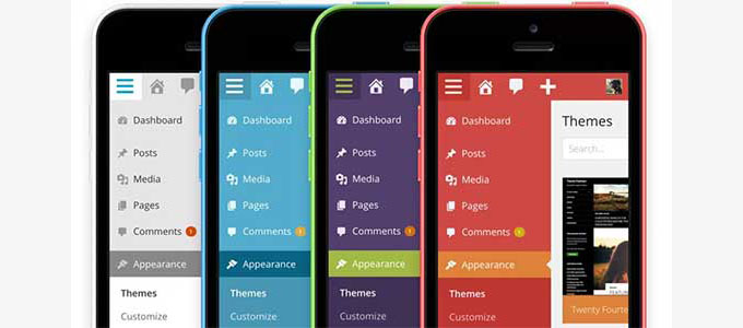 Mobile admin UI in WordPress 3.8 Mobile admin UI in WordPress 3.8