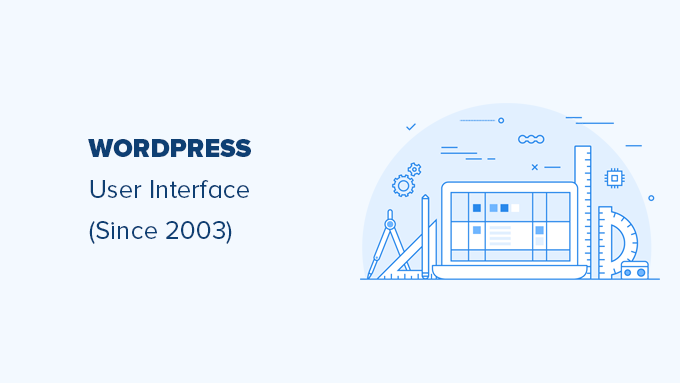 Evolution of WordPress user interface since 2003 until now Evolution of WordPress user interface since 2003 until now