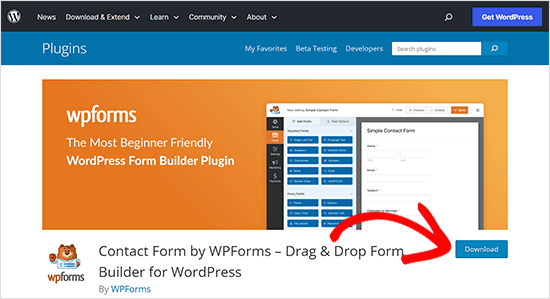 Downloading a WordPress plugin Downloading a WordPress plugin