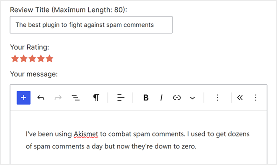 Example of writing a review for a WordPress plugin Example of writing a review for a WordPress plugin