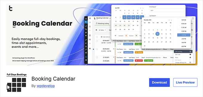 booking-calendar Booking Calendar