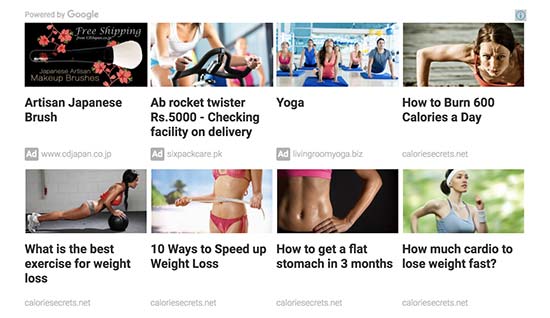 Aperçu du contenu mis en correspondance