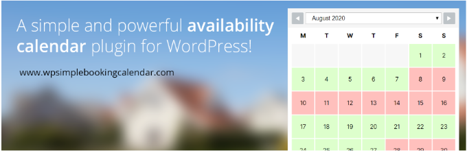 WP Simple Booking Calendar WP Simple Booking calendar