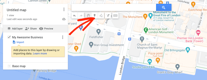 Ajouter des marqueurs à une carte interactive personnalisée