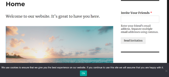 Cookie notice default message Cookie notice default message