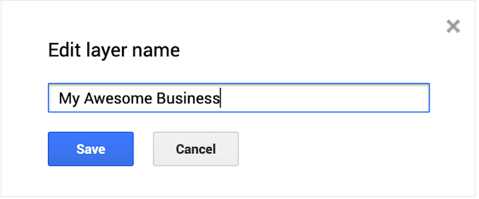 Renommer une carte interactive pour WordPress