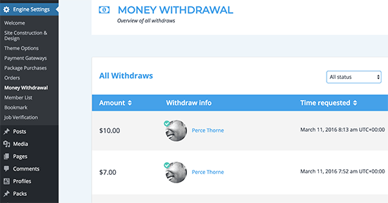 Money Widthdrawal Money Widthdrawal