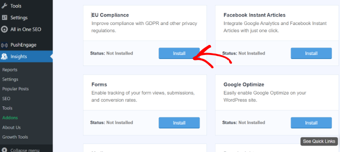 MonsterInsights EU compliance addon MonsterInsights EU compliance addon