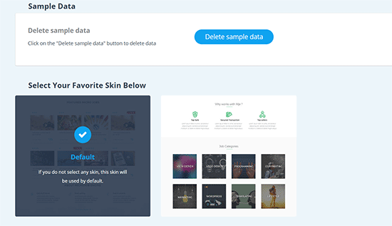 Select skin for your micro-job site Select skin for your micro-job site