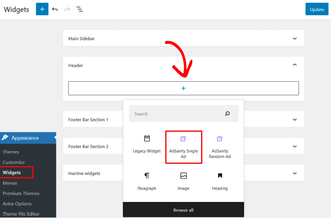 AdSanity sidofältswidgets adsanity widgets