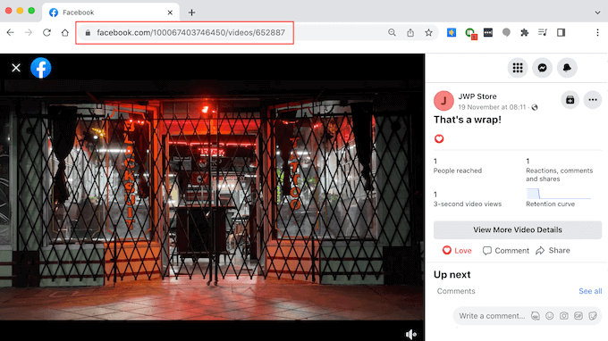 How to get the post ID for a Facebook video How to get the post ID for a Facebook video