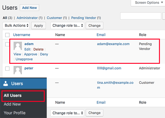 Approve vending vendors Approve vending vendors