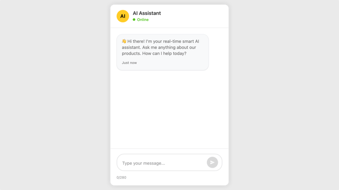 StoreAgent AI Chatbot StoreAgent AI Chatbot