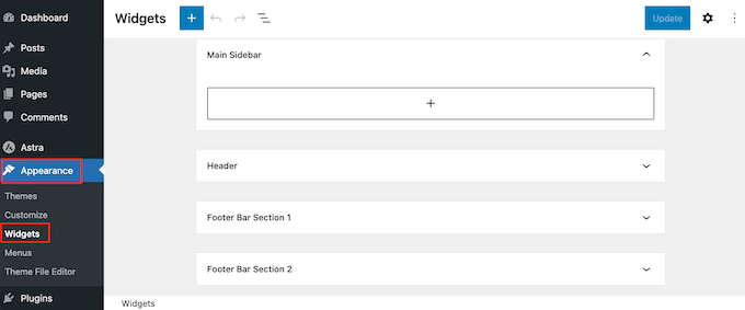 Agregar un widget de shortcode a la barra lateral de WordPress