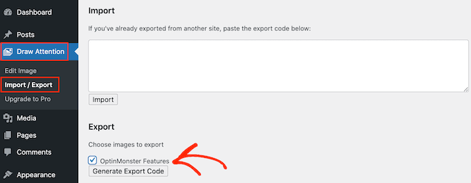 Exporting an animation from a WordPress website Exporting an animation from a WordPress website