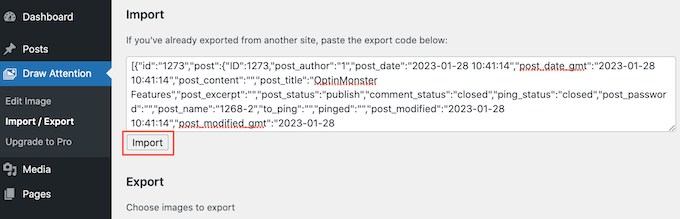 Importing an interactive image into a WordPress website Importing an interactive image into a WordPress website