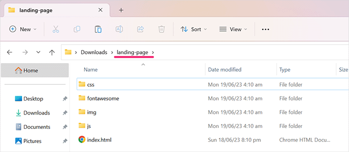 Arrange HTML page Arrange HTML page