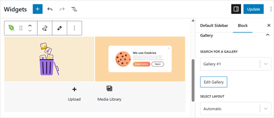 Customizing the Envira Gallery widget
