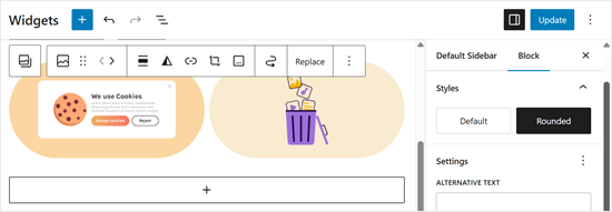 Customizing the Gallery widget