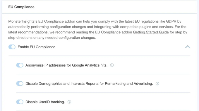 MonsterInsights EU Compliance Addon MonsterInsights EU Compliance Addon