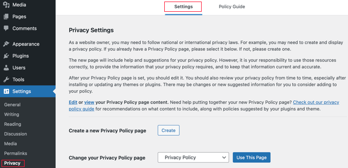 WordPress Privacy Policy Generator for GDPR WordPress Privacy Policy Generator for GDPR