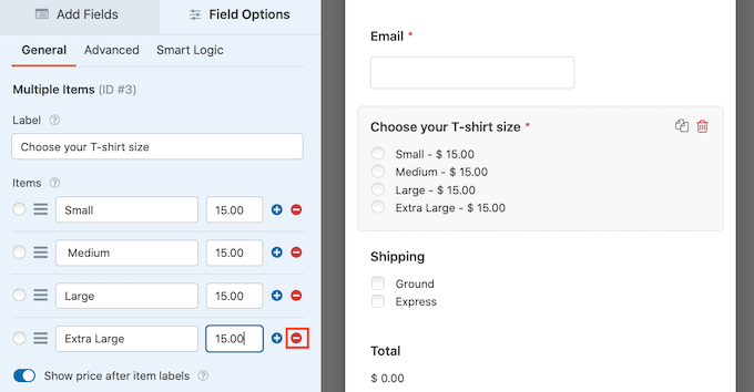 Ta bort produkter från ditt formulär för kreditkortsbetalningar Ta bort produkter från ditt formulär för kreditkortsbetalningar