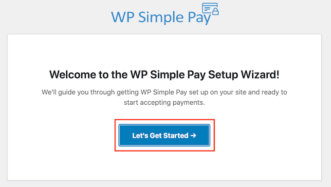 Expertul de configurare WP Simple Pay Expertul de configurare WP Simple Pay