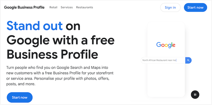 How to create your Google Business Profile