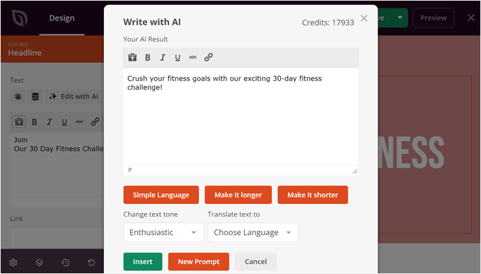 Example of text made with SeedProd's AI Example of text made with SeedProd's AI