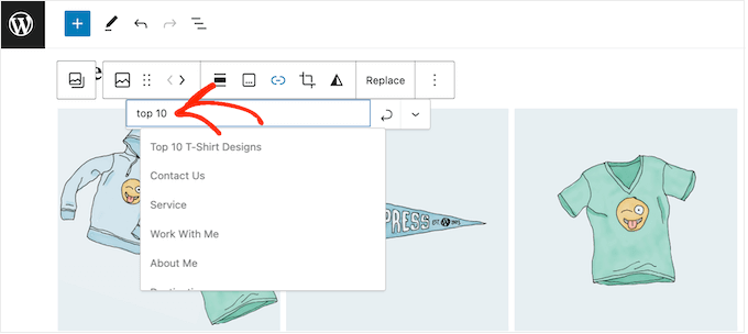 Adding URLs to a product or image gallery in WordPress Adding URLs to a product or image gallery in WordPress