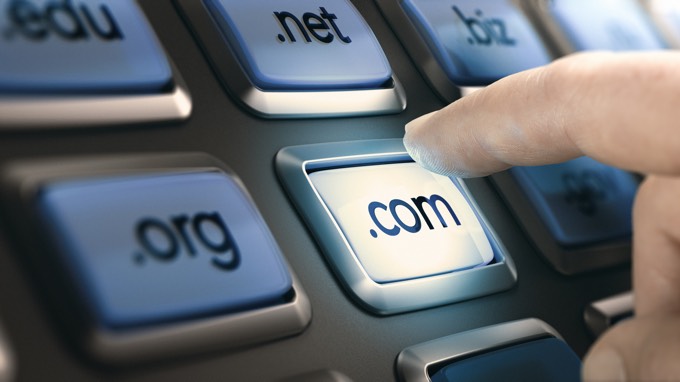 Choose the .com Extension