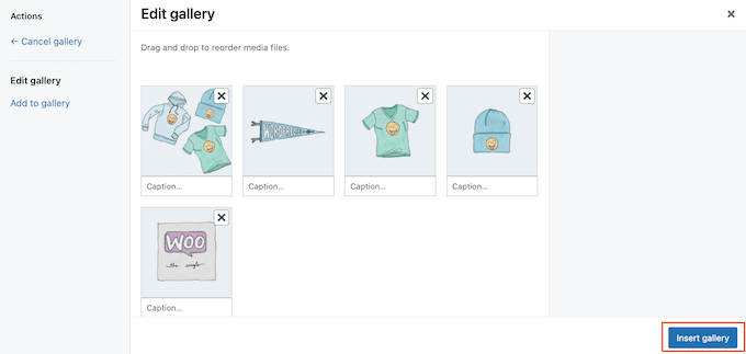 Adding captions to an image gallery in WordPress Adding captions to an image gallery in WordPress